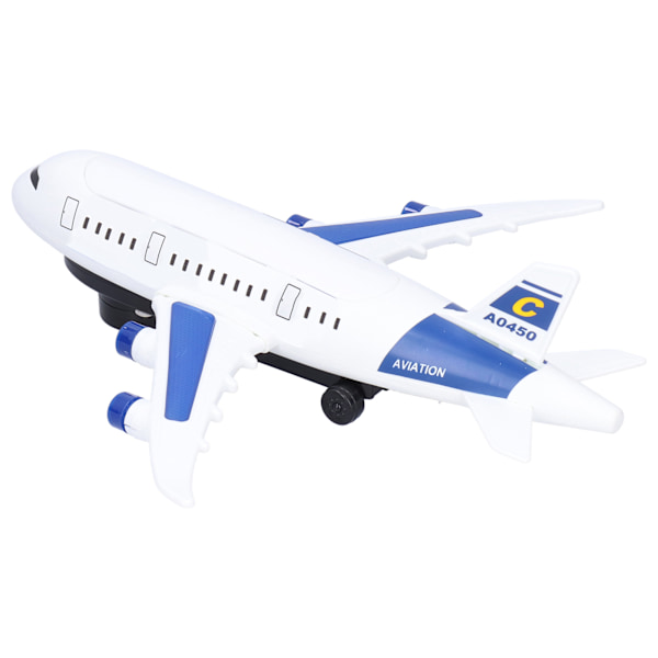 Elektronisk flygplansleksak Barnflygplan Flygplansmodellleksak med lätt musikeffektFlygplan