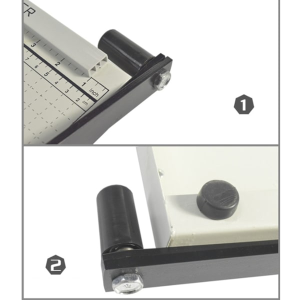 Manuell pappersskärare Ståltrimmer Desktop A4 A3 Foton Pappersskärmaskin för skolkontorsfabrik