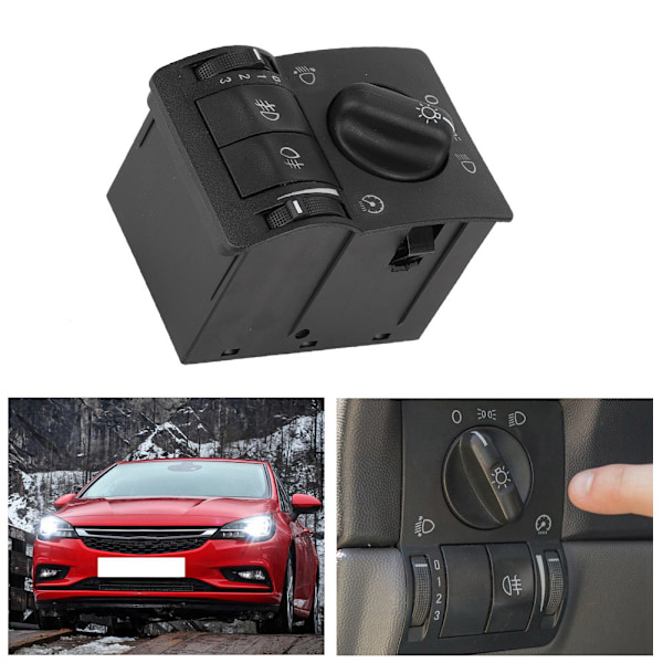 Lys Forlygter Dimlys Hovedlys Afbryder Kontrol Passer til OPEL Astra G 99-08 6240097