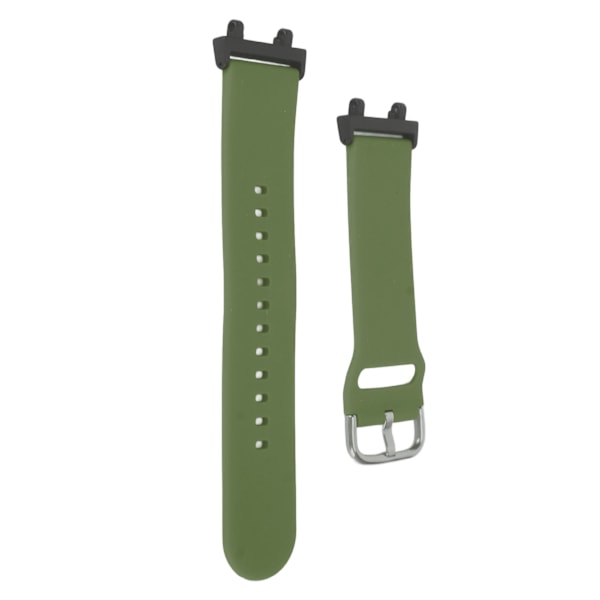 Mjukt silikonarmband Justerbart ersättningsband Tillbehör Passar för Amazfit T Rex 2 Smart Watch OD Grön