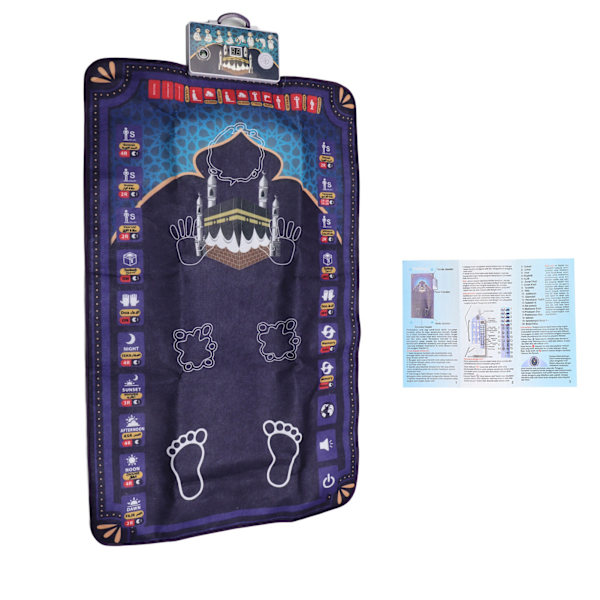 Islamic Interactive Prayer Mat Educational 7 Languages 36 Modes Muslim Interactive Prayer Mat A