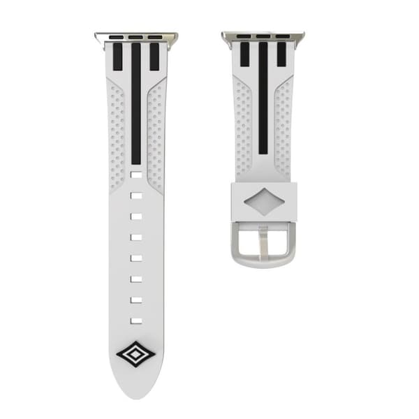 Apple Watch Series 4 44 mm klockarmband i silikon Grå Utsida / Svart Insida multifärg multicolor
