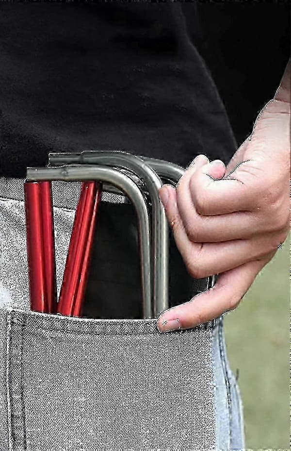 Bærbar kompakt foldbar campingtaburet Kompatibel med udendørs brug Mini foldbar sæde[LD]