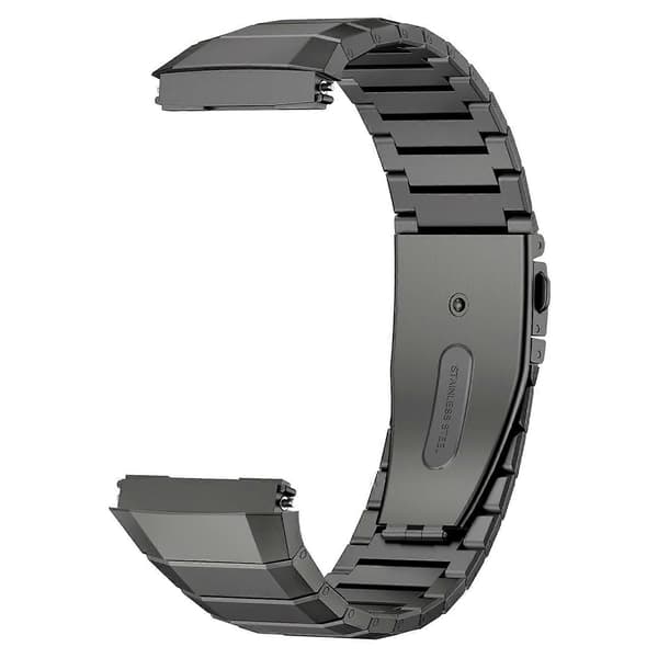 Til Huawei Watch GT5 Pro 46mm urrem i titaniumlegering bambus segmentrem titangrå