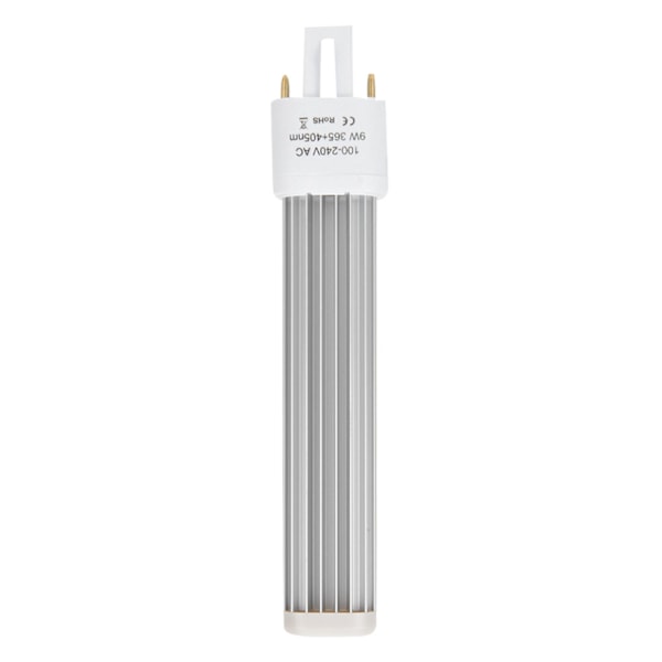 365+405nm Dubbel Ljuskälla 9W Nagelgelhärdande torktumlare Ljusrörsbyteslampa
