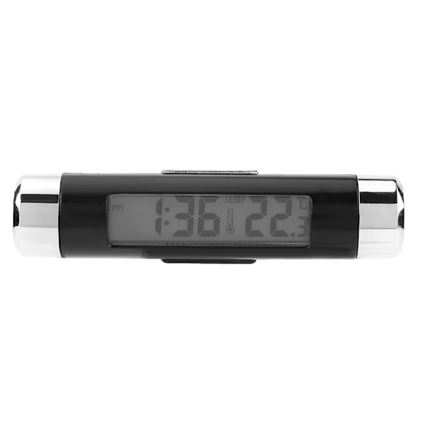 Multifunktionel Bil Auto Elektronisk Ur Termometer LED Baggrundsbelysning Digital Display