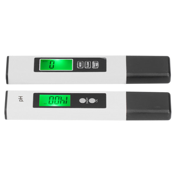 PH TDS Meter Combo 0,01pH Pen med høj præcision ±2 % aflæsningsnøjagtighed 3 i 1 EC temperaturmåler (A2(hvid) PH02SL(hvid))