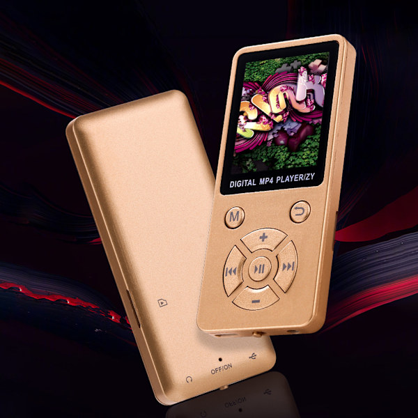 Mini LCD-näyttö MP4-mediasoitin Tukee 32G TF-kortta Ultraohut Mp4-soitin FM:llä E-kirja