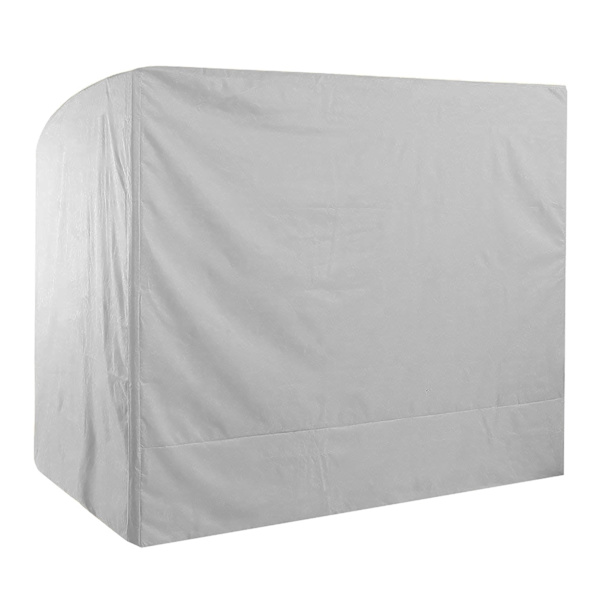 Trädgård Swing Seat Top Cover Vattentät Outdoor Innergård Hängmatta Anti Dust Canopy Grå