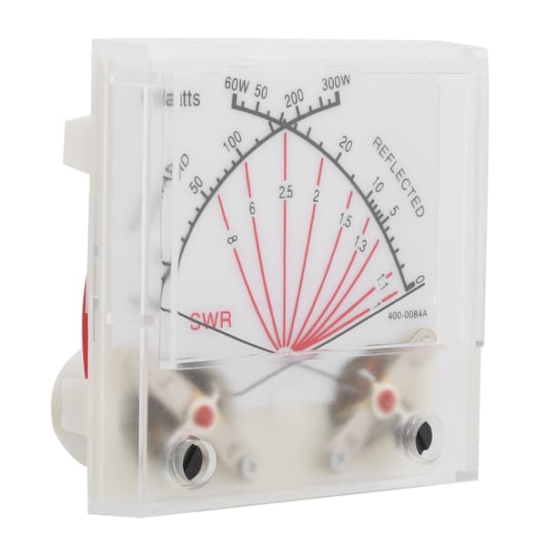 SWR/Power Watt Meter Dual Needle 60/300W Power Meter Transmitter with Backlight