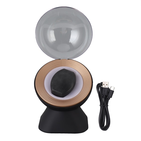 Automatisk Single Watch Winder USB Mekanisk Watch Shaker Storage Case Display Box for Home Black