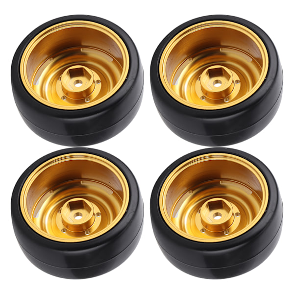 4kpl 63 mm RC-auton metallivanteet Driftdäck varaosat Tarvikkeet Sopii WPL D12 RC-kuorma-autoon