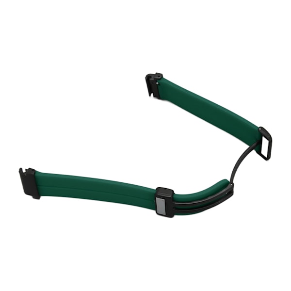 Klockband Vikbart magnetiskt spänne Klocka Bytesrem Silikon Sportarmband för Fenix ​​7S/6S/5S 0.79in OD Grön