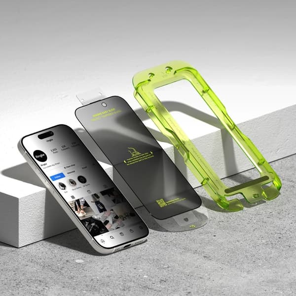 Ringke Yhteensopiva iPhone 17 2PACK Easy Slide Näytönsuoja Yksityisyys 90