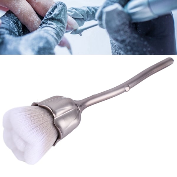 Pehmeä kynsi pölynpoistobrussi Nail Art Powder Dammborttagningsborstar Manikyyri DIY Kynsi Työkalu