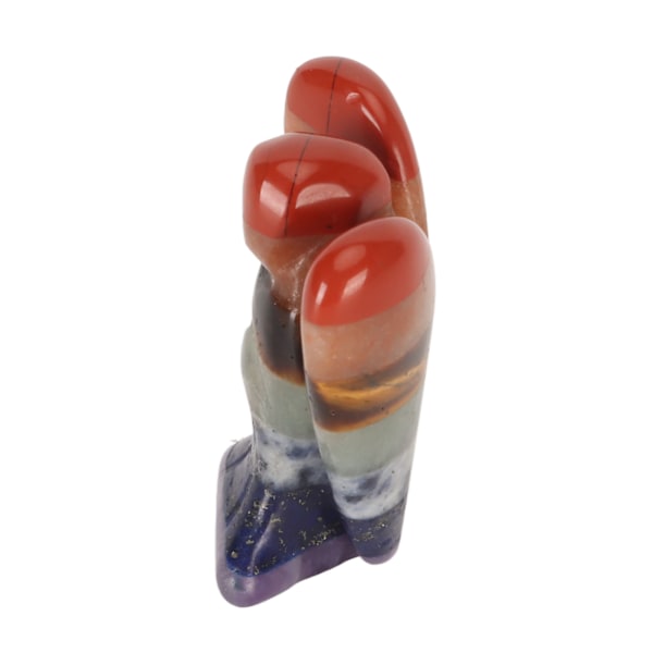 Krystal Engel Figurer Held og Lykke Håndpoleret Jadesten Skytsengel Figurer til Healing Meditation