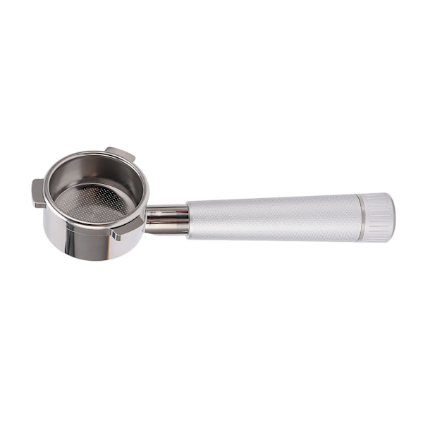 Kahvinkeittimen portafilter Ruostumaton teräs Pohjaton 54mm 3-korvainen Kahvinkeittimen tarvikkeet Breville 8-sarjalle Hopea