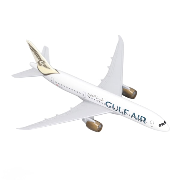 Metall flygplansmodell Legering Simulerad exakt skala Stabil bas Heminredning Planmodell för Boeing 787