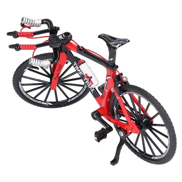 Sormipyörä Mountain Bike Legering Mini Pyörä Malli Koti Työpöydälle Työpaikalle Toimiston Koristeet Lahjat Punainen