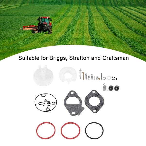 Kestävä ja vahva metallinen kaasutin, Briggs Stratton Craftsman -moottoreille