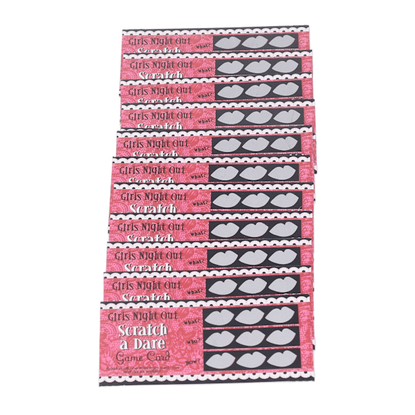 12st Truth Game Cards Scratch Off Vuxen Game Card för Single Party Parody Game Prop