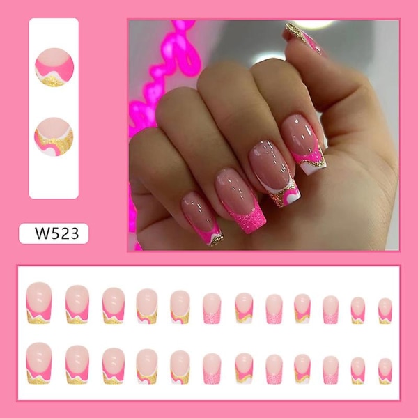 Romantic Butterfly Nail Art W535 pure desire powder white