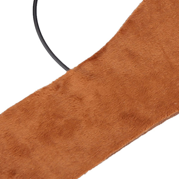 1 par USB-drevne varmeinnlegg for sko, føtter, varme, holdende puter, brune (menn)