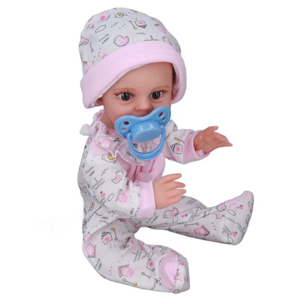 Ensimmäinen Baby Doll 12 tuumaa Pehmeä, myrkytön silikon Stimuloi mielikuvitusta Viljelee ystävällisyyttä Korkea Simulaatio Pehmeä Baby Doll