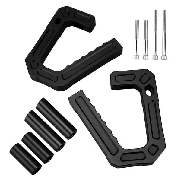 Bilgreb, udskiftning af aluminiumslegering til Jeep Wrangler JK 2007-2018 Sort