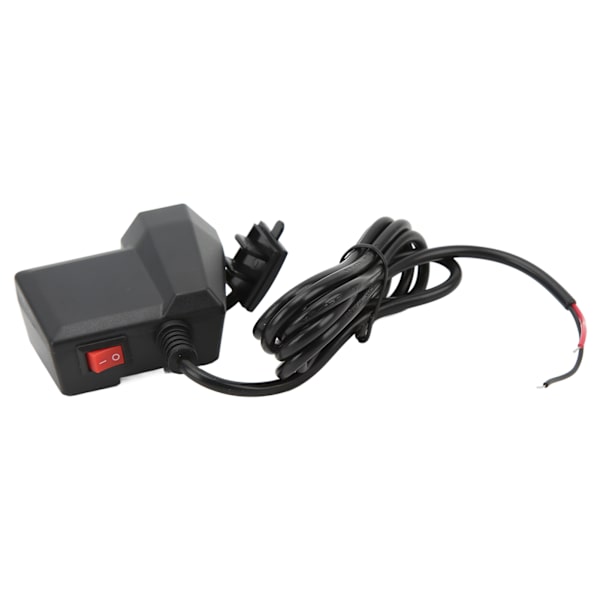 Motorsykkel Telefonlader El-sykkel 3.1A Dobbel USB Telefonlader Retrofit Kit med rød voltmeter