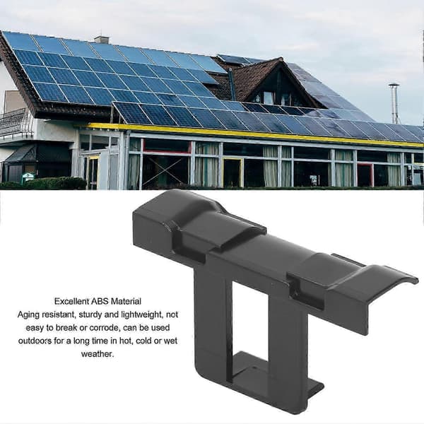 20 st solpanel dräneringsklämma PV-moduler rengöringsklämma 30 mm solpanel dräneringsspänne