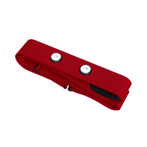 2X Brystrem for Polar H7 H10 HR HRM Pulsmåler Sensor Erstatning Svart red