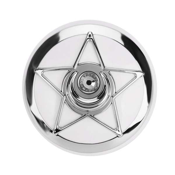Kannettava kontaktlinssikotelo peilillä Pentagram-muotoinen Linsisäiliö Valkoinen