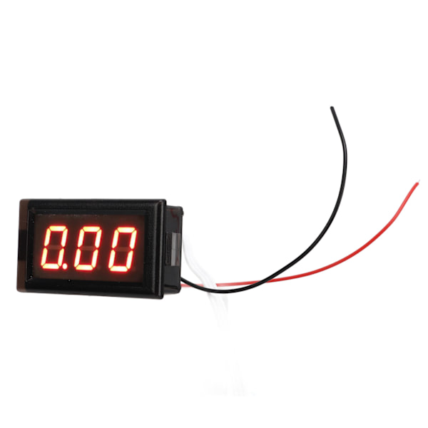 DC Ammeter with Hall Sensor LED Digital Display 50A High Accuracy Current Meter for Vehicles