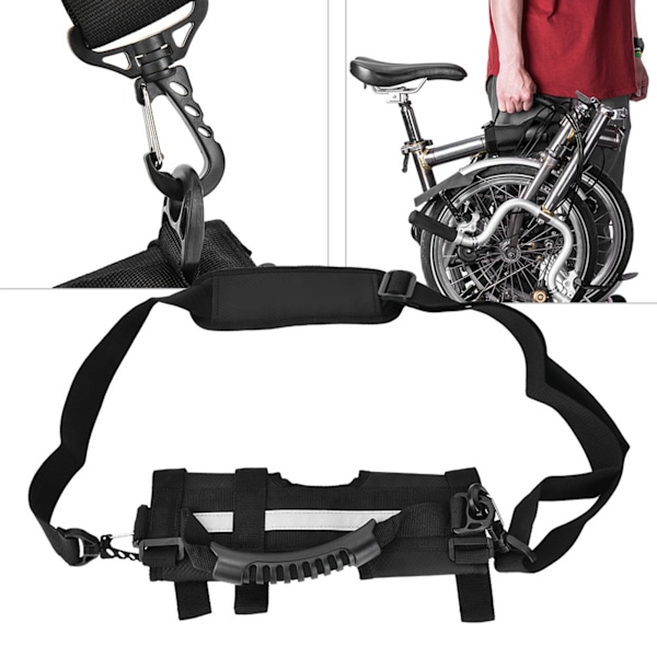 Universal Scooter Hand Carrier Handtag Rem Bälte för hopfällbar cykel cykeltillbehör