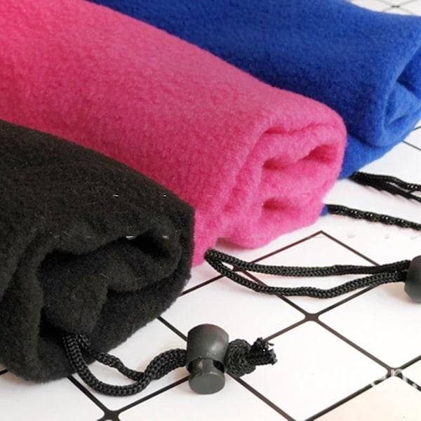 Vinter Unisex Myk Tykk Fleece Halsvarmer Gaiter i Mørk Grå