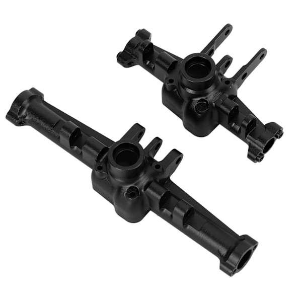 RC forakselhus kåpe Sett CNC-bearbeidet Heavy Duty RC bil oppgraderingsdeler for Traxxas 1/18 RC bil svart