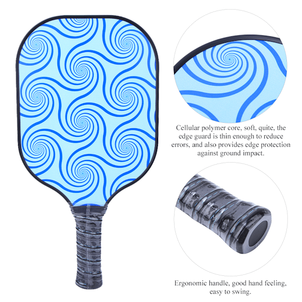 Bärbar Pickleball-Racket Bollspel Träning Sportutrustning Bra Grepp