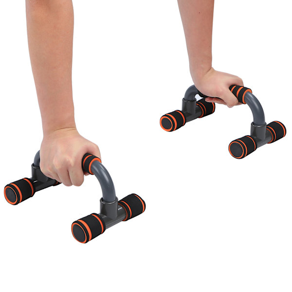2 kpl Oranssit H-muotoiset Push Up -telineet, Tarttuma Push Up -tuki, Kotikuntosalilaitteet, Sisäurheiluvälineet