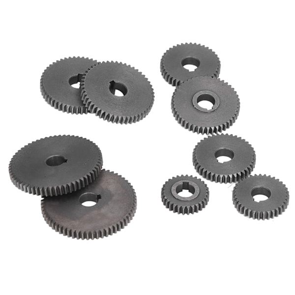 9st metall växelsats Mini svarv skärmaskin växlar 2xT60 2xT50 1xT45 2xT40 1xT35 1xT30