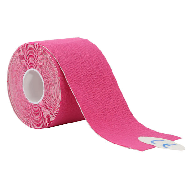 5cm*5m Bomullsstrapping for Muskelskader Elastisk Lim Sport Tape Rosa