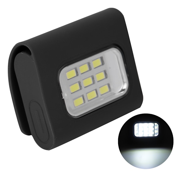 Bærbar COB Light Night USB Opladning Sikkerhed LED-lampe til Udendørs Sport Løbe Cykling