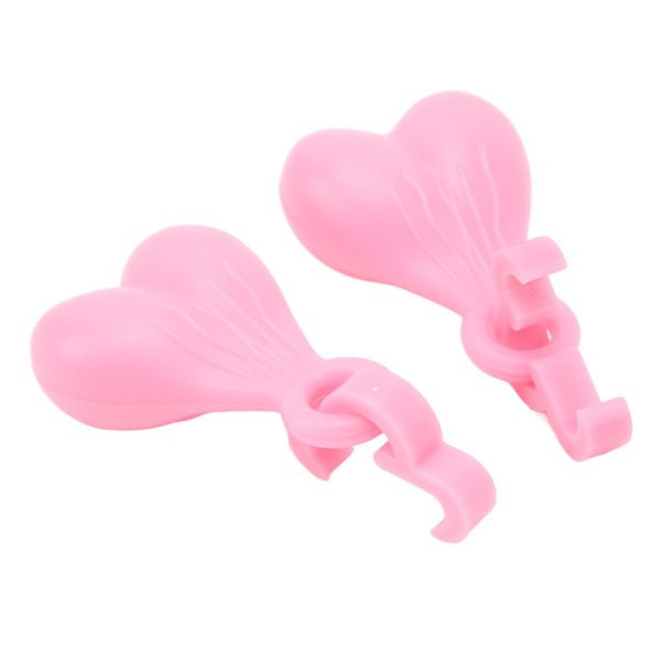 1 par dekorative skocharms Charm Glow in The Dark Skoberlock til drenge Piger Kvinder Mænd Fødselsdagsgaver Lysende rosa
