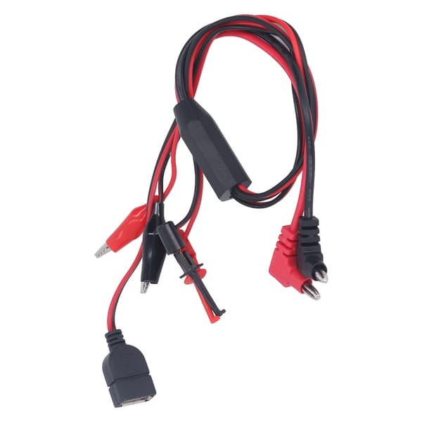 2pcs Banana Plug to Alligator Clip Test Lead Cable DC Regulated Power Supply Interface Line