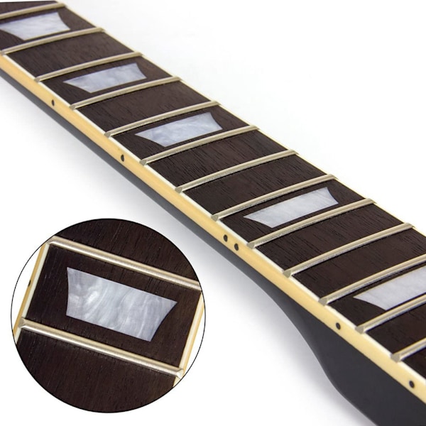 Maple Rosewood elgitarrhals för byte av gitarrdelar 22 Fret