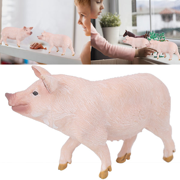 Lasten opetuslelu Sööt Loomade Mudel Simulatsioon Siga Miniatuur Kodukaunistus