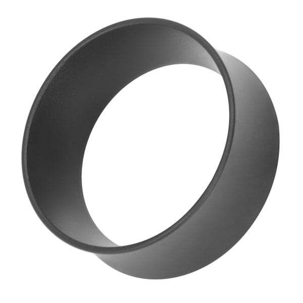 58 mm kaffedoseringsringar förhindrar flygande kaffepulverringar i aluminiumlegering för kaffemaskin Svart