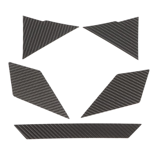 5 st UTV Front Face Panel Trim Kolfiber Ersättning för Polaris RZR PRO XP 2021 och framåt