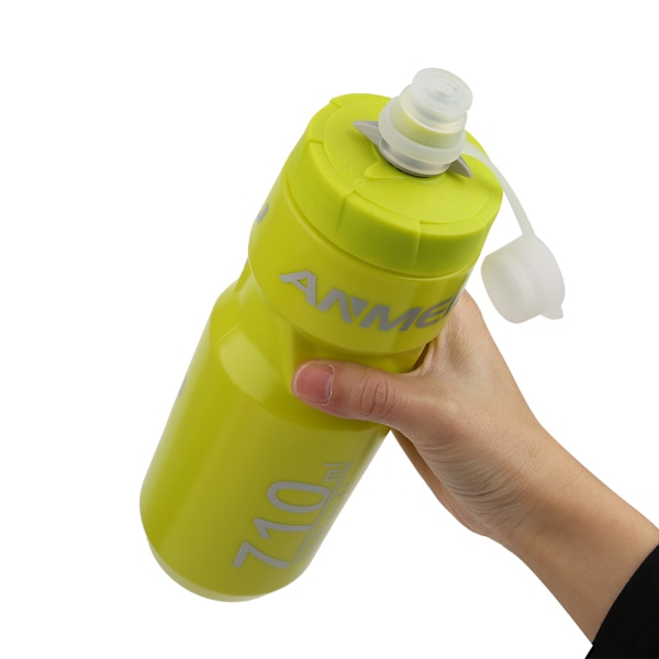 710ml PP Cykelvattenflaska Kåsa Cykelutrustning för Mountainbike Grön (Grön 710Ml dammskydd)