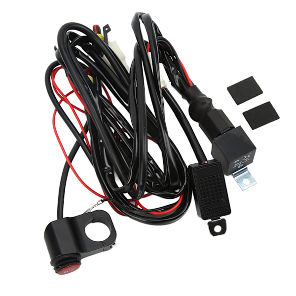 13 fot LED-lys bryter ledningsnett 14AWG 1‑til‑2 med relé 40A sikring for motorsykkel SUV ATV UTV